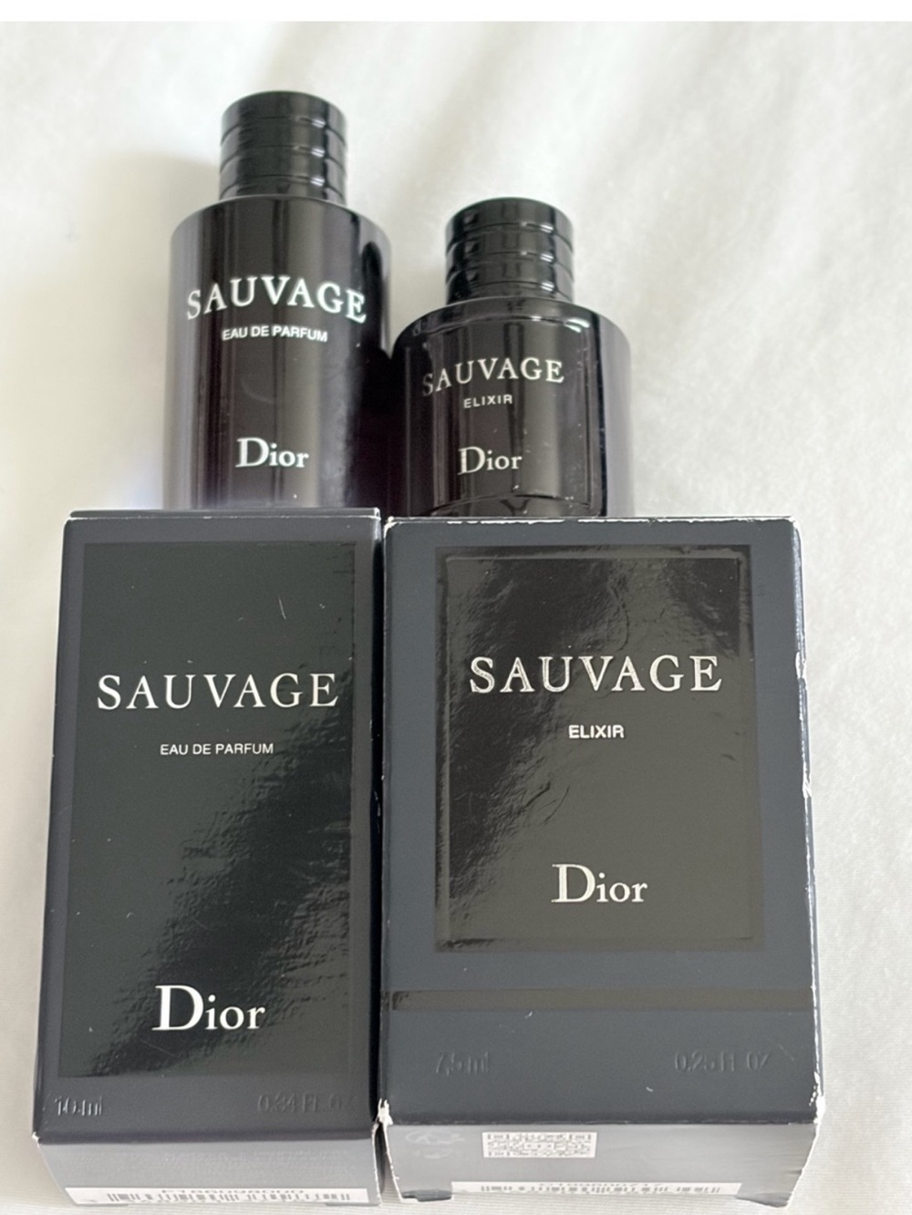 Dior Sauvage Eau de Parfum & Elixir — travel size set